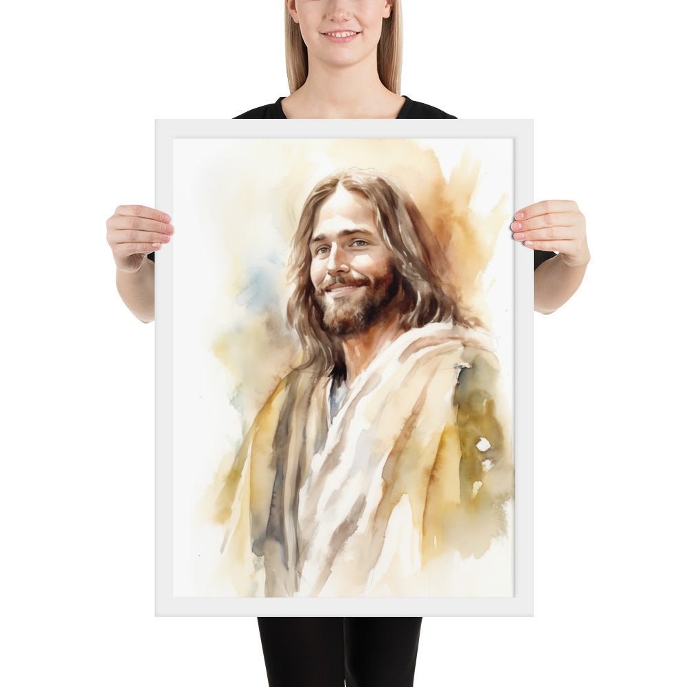 Smile Of Grace Fine Art Print - ChristVisions