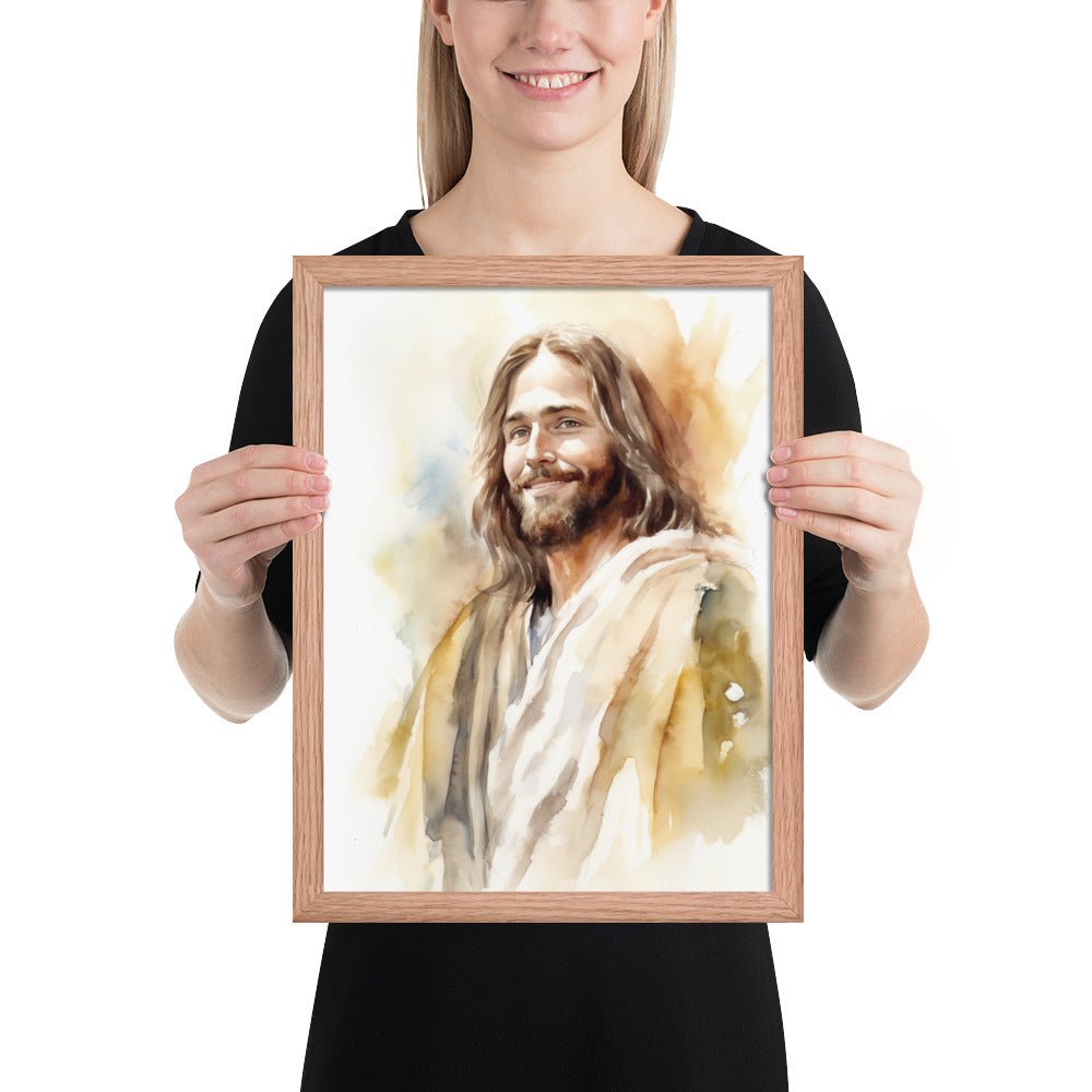 Smile Of Grace Fine Art Print - ChristVisions