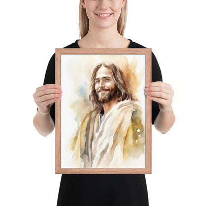 Smile Of Grace Fine Art Print - ChristVisions