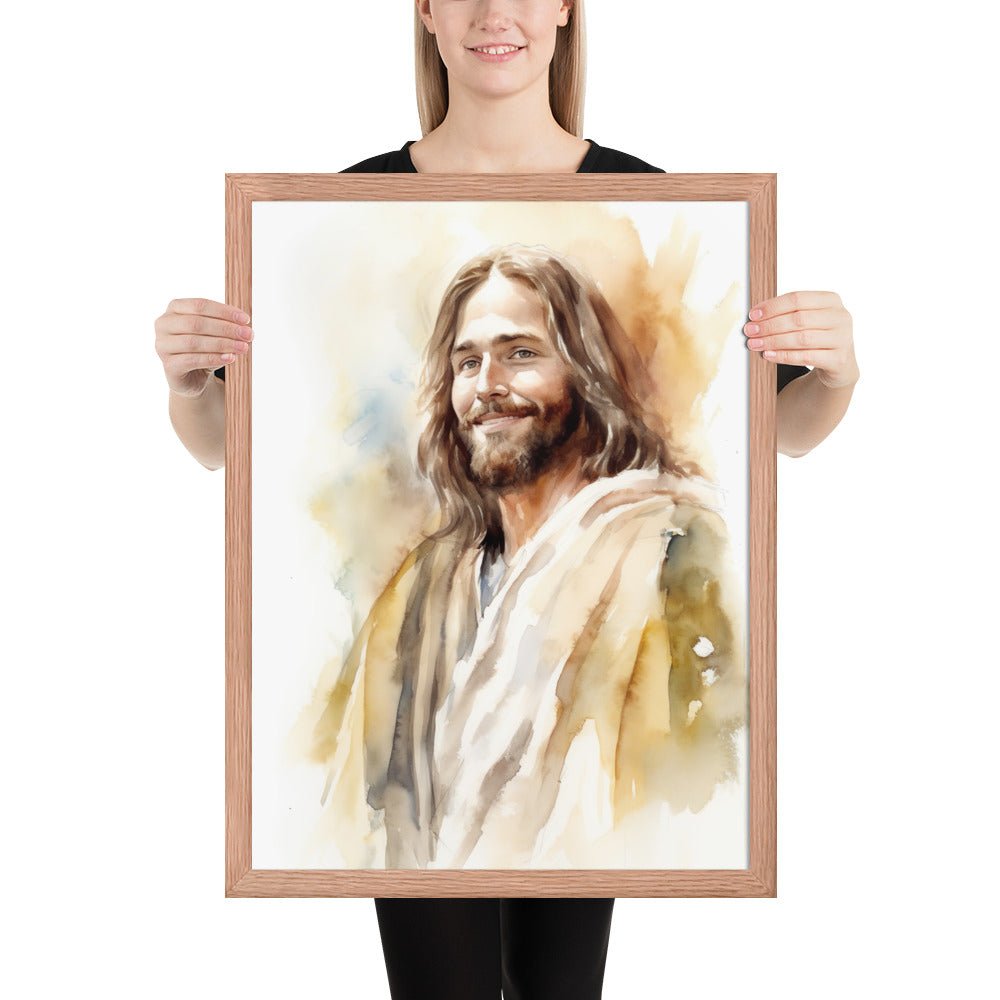 Smile Of Grace Fine Art Print - ChristVisions