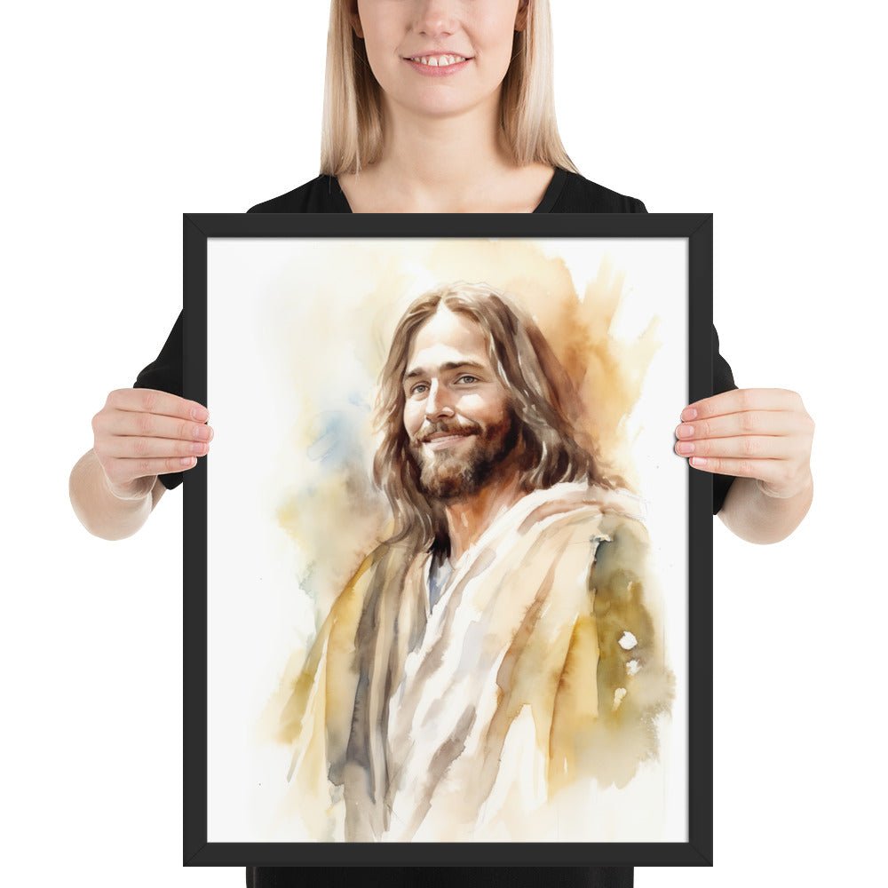 Smile Of Grace Fine Art Print - ChristVisions