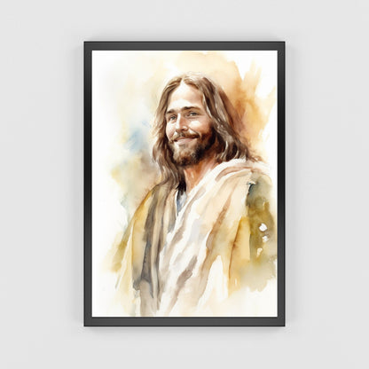 Smile Of Grace Fine Art Print - ChristVisions