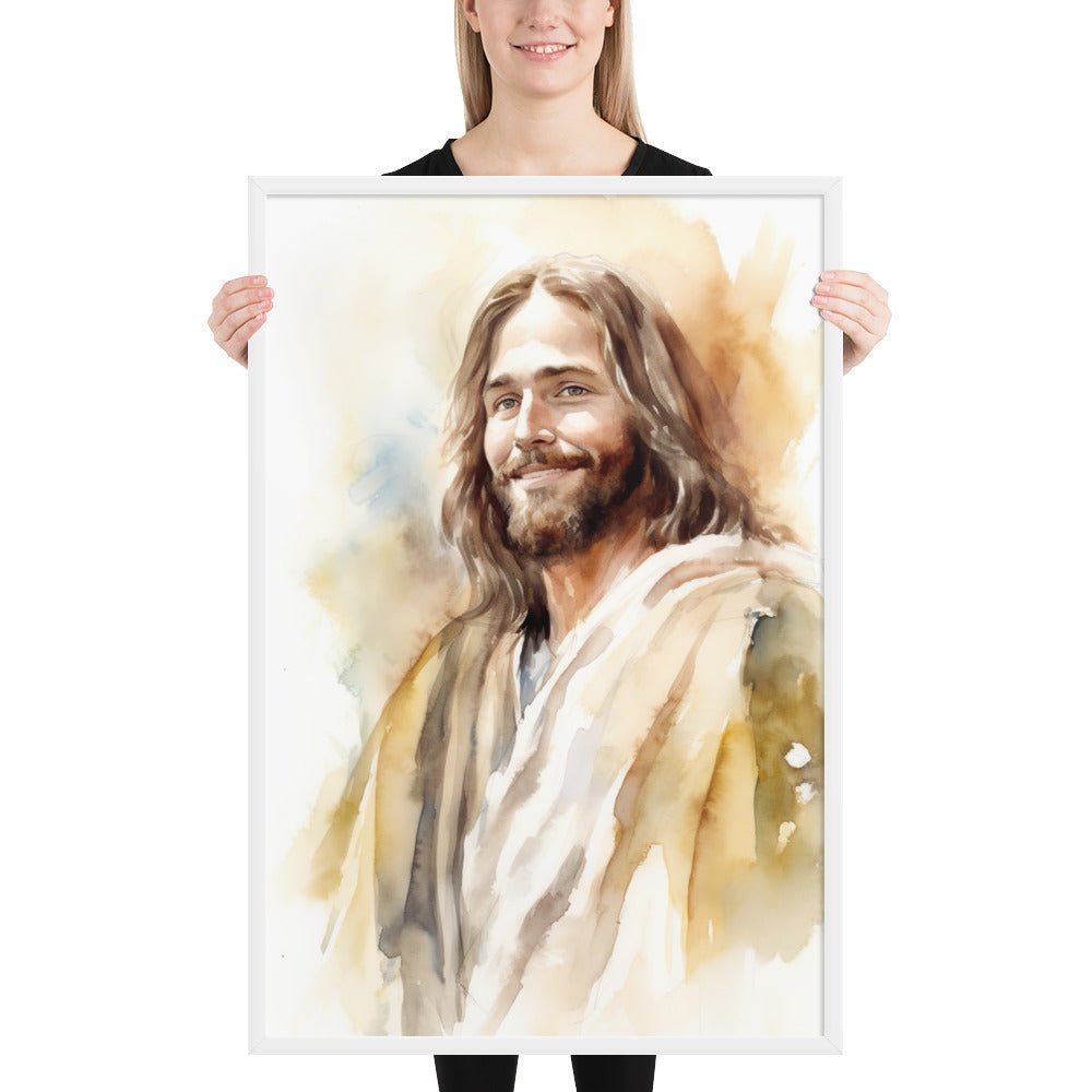 Smile Of Grace Fine Art Print - ChristVisions