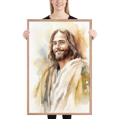 Smile Of Grace Fine Art Print - ChristVisions