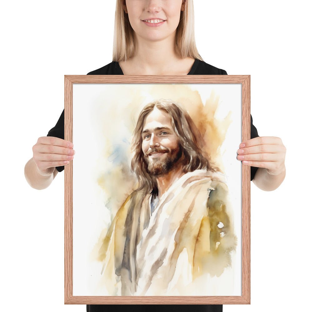 Smile Of Grace Fine Art Print - ChristVisions