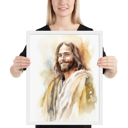 Smile Of Grace Fine Art Print - ChristVisions