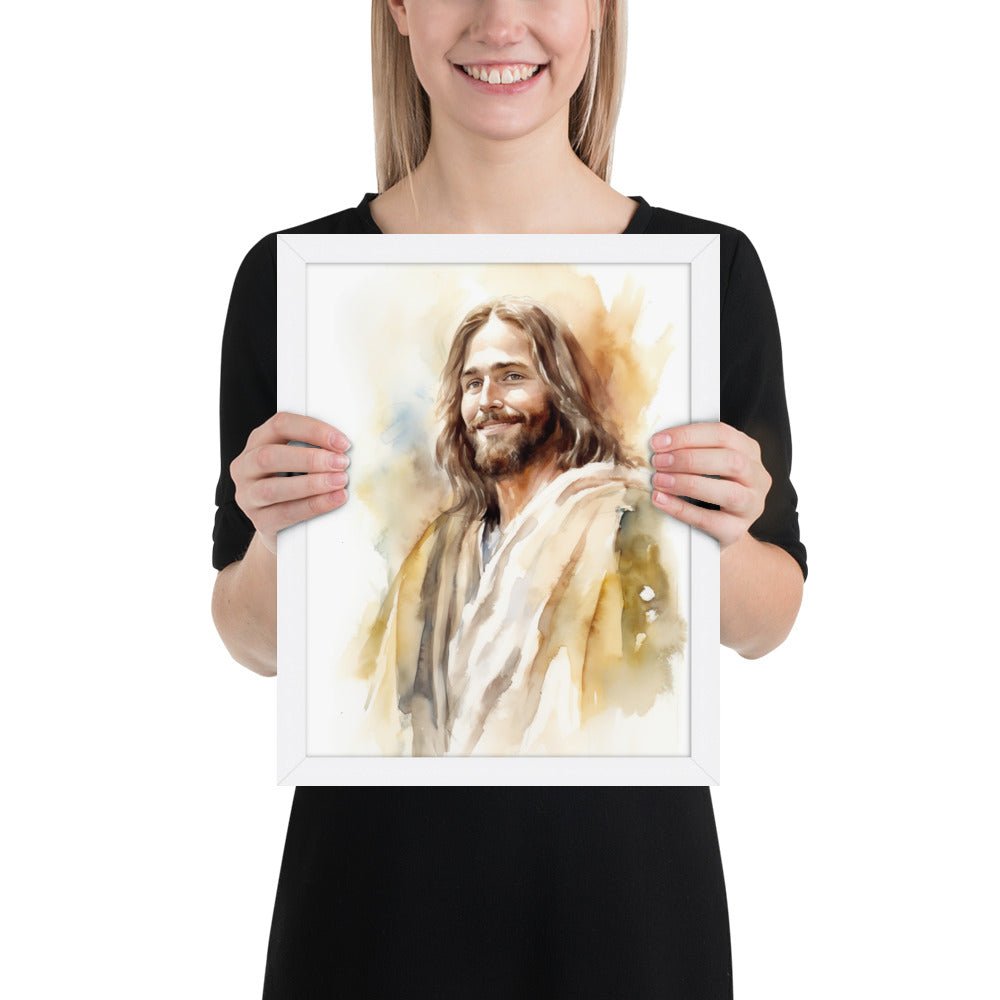 Smile Of Grace Fine Art Print - ChristVisions