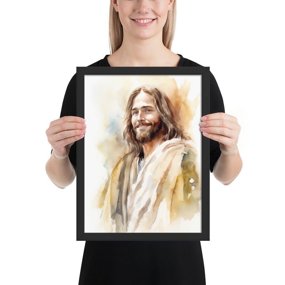 Smile Of Grace Fine Art Print - ChristVisions