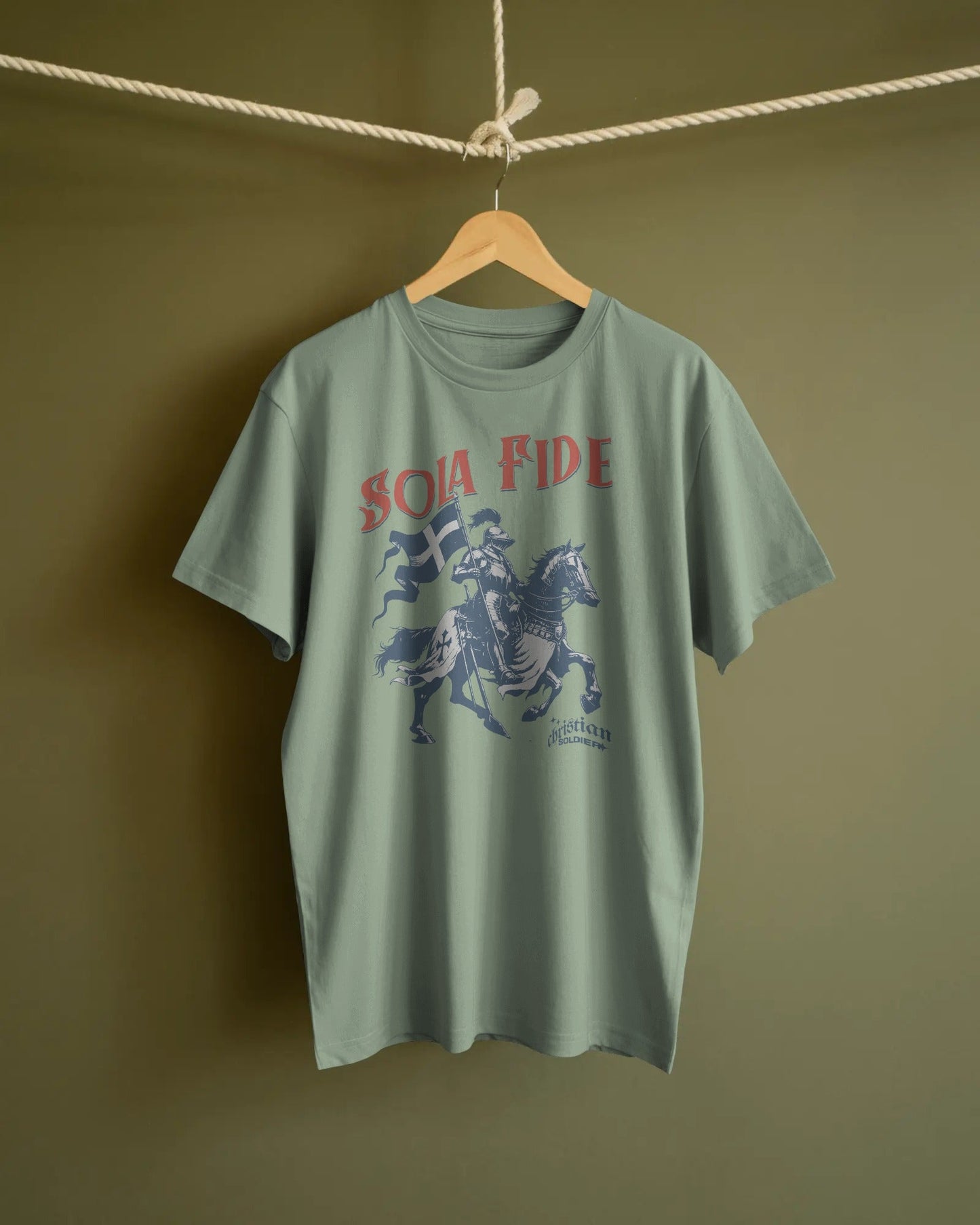 Sola Fide - By Faith Alone - Protestant Christian T-Shirt - ChristVisions