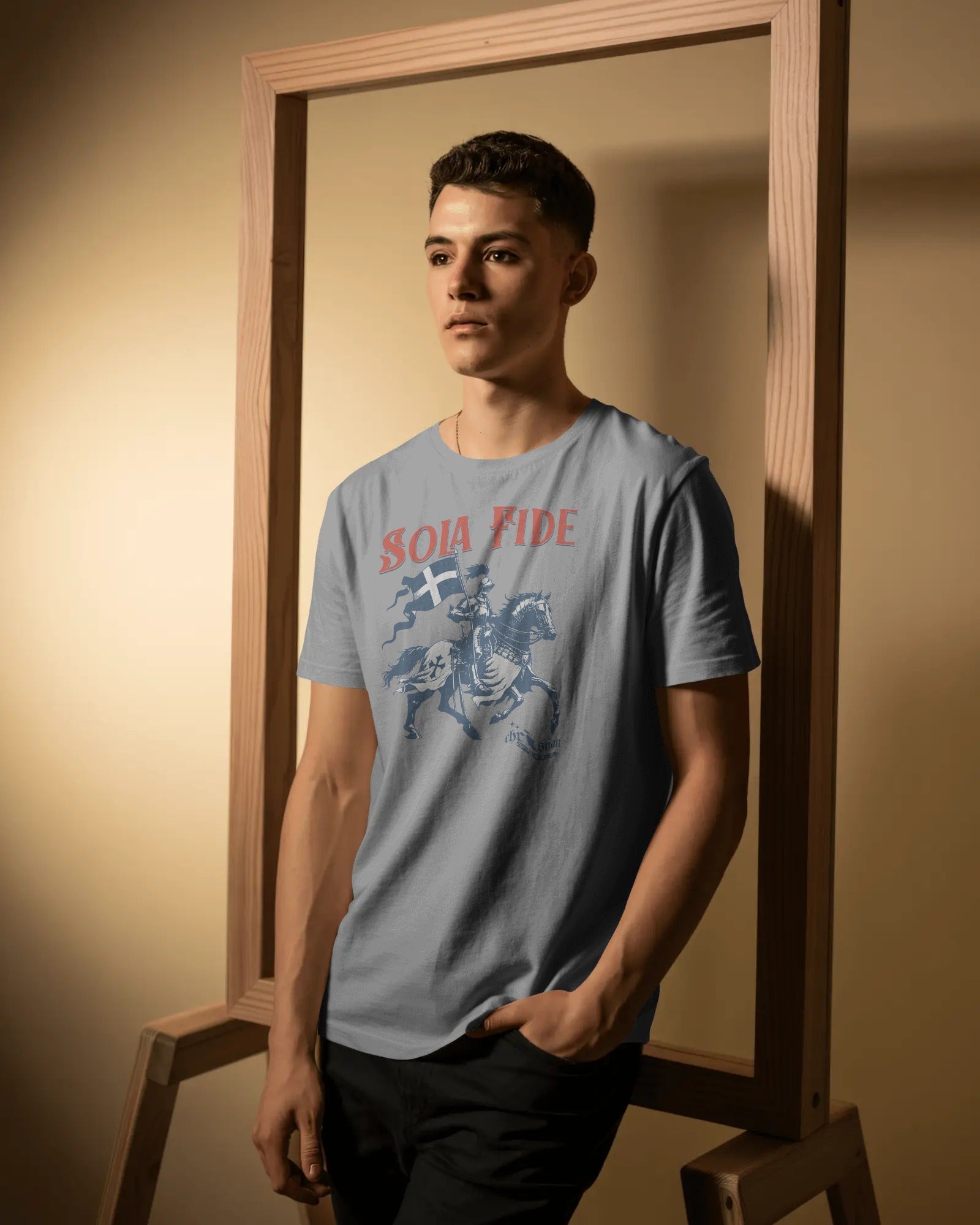 Sola Fide - By Faith Alone - Protestant Christian T-Shirt - ChristVisions