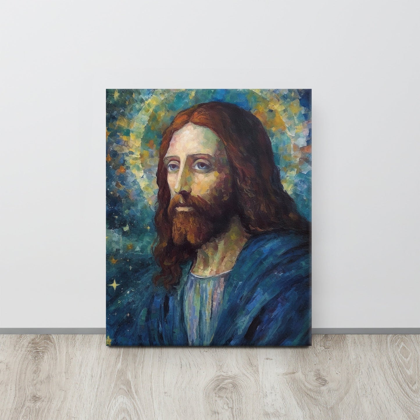 Starry Night Jesus Canvas Print - ChristVisions