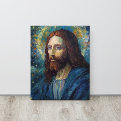 Starry Night Jesus Canvas Print - ChristVisions