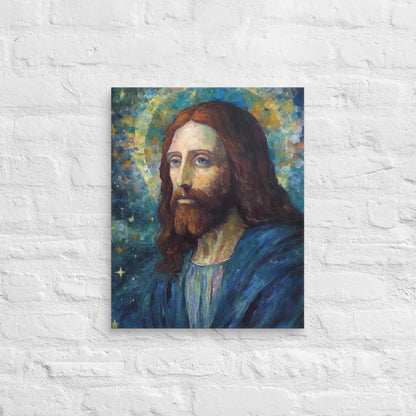 Starry Night Jesus Canvas Print - ChristVisions