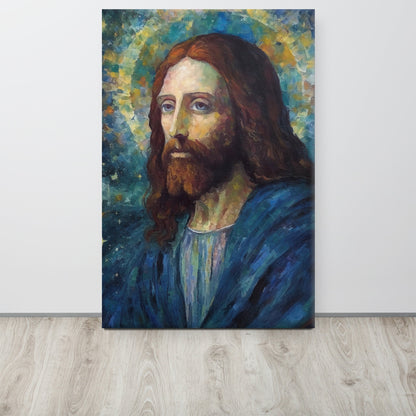 Starry Night Jesus Canvas Print - ChristVisions