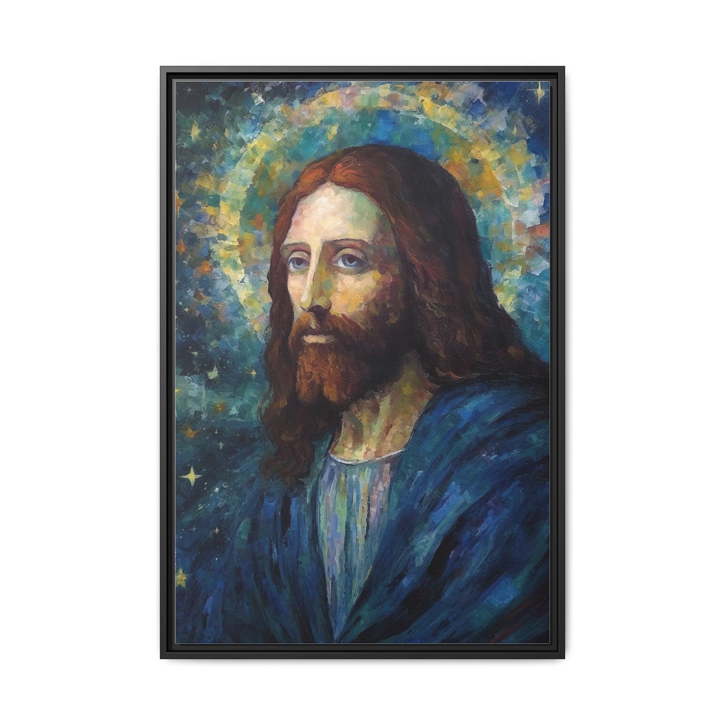 Starry Night Jesus | Canvas Print
