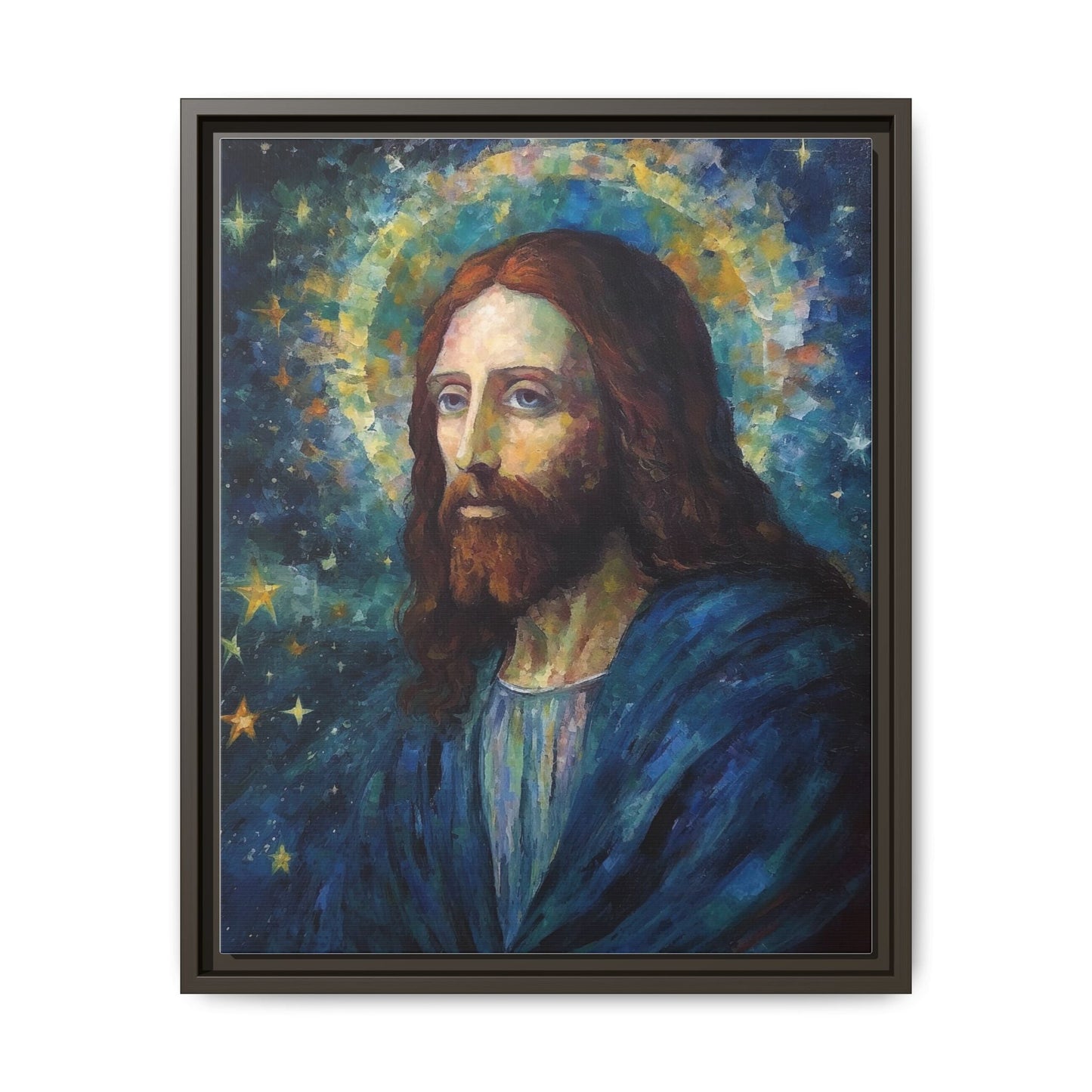 Starry Night Jesus | Canvas Print