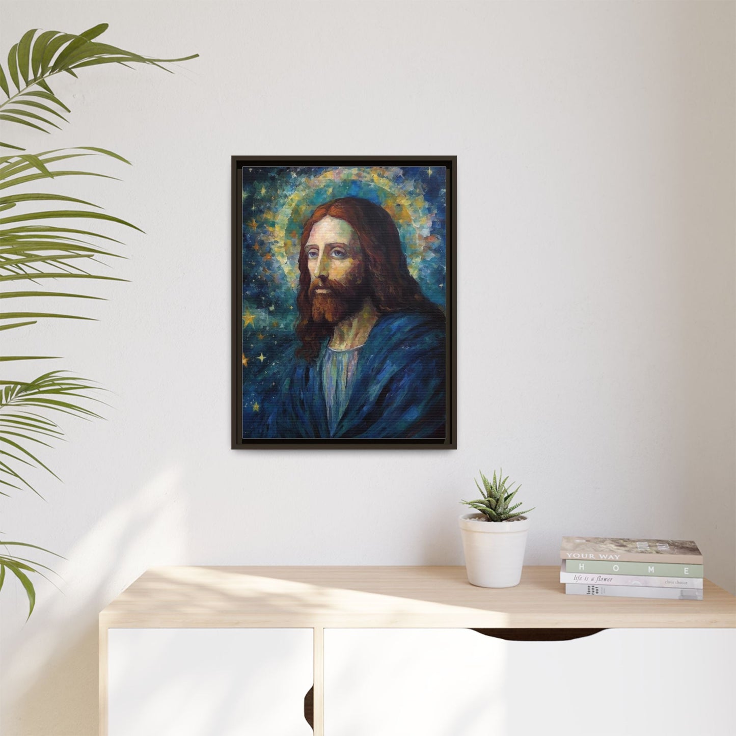 Starry Night Jesus | Canvas Print