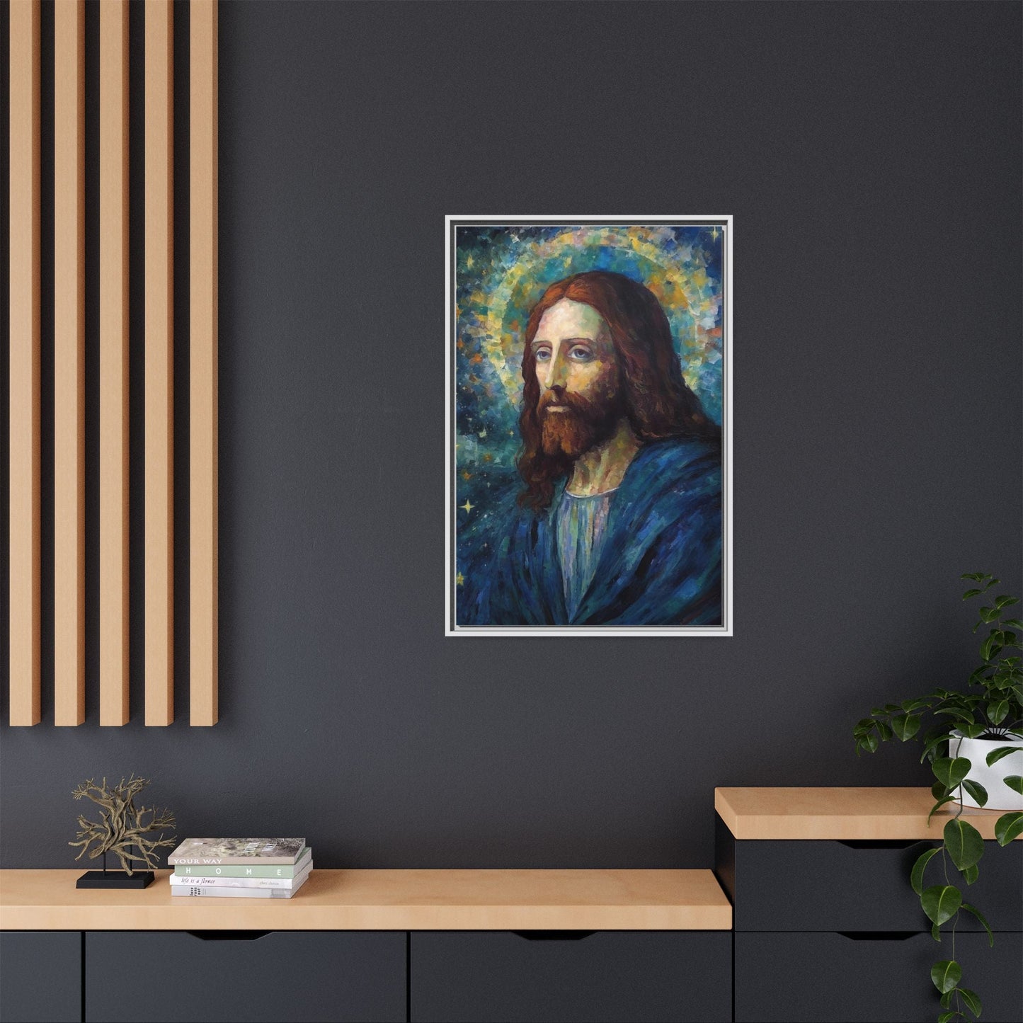 Starry Night Jesus | Canvas Print