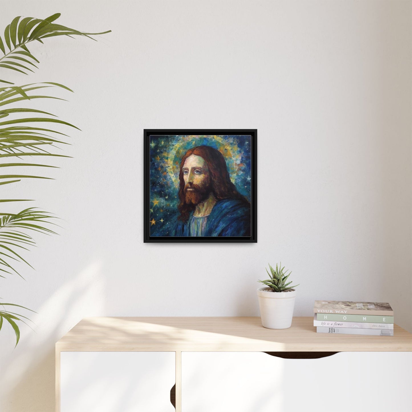 Starry Night Jesus | Canvas Print