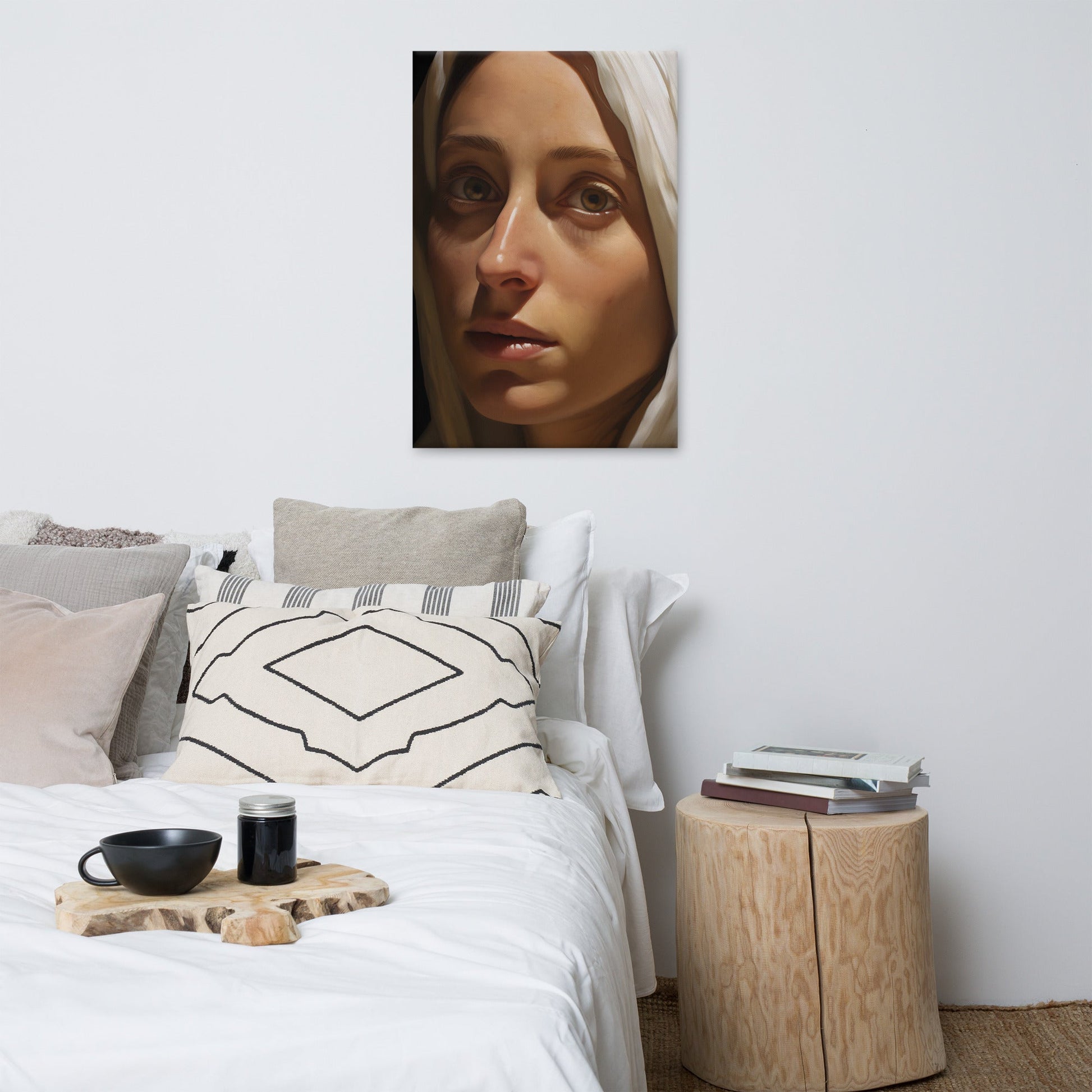 The Blessed Virgin Mary Canvas Print - ChristVisions