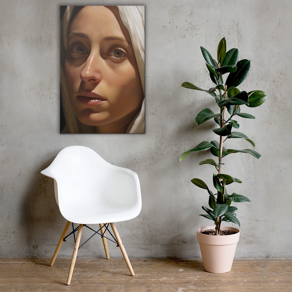 The Blessed Virgin Mary Canvas Print - ChristVisions