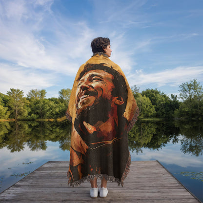 The Joy Of Saint Francis | Woven Christian Throw Blanket