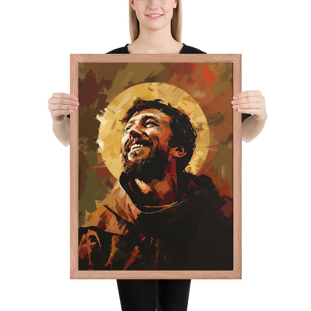 The Joy of Saint Francis Fine Art Print - ChristVisions