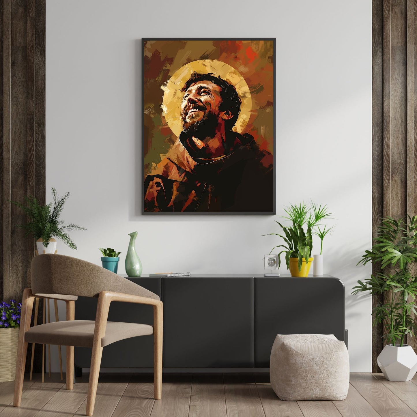The Joy of Saint Francis Fine Art Print - ChristVisions
