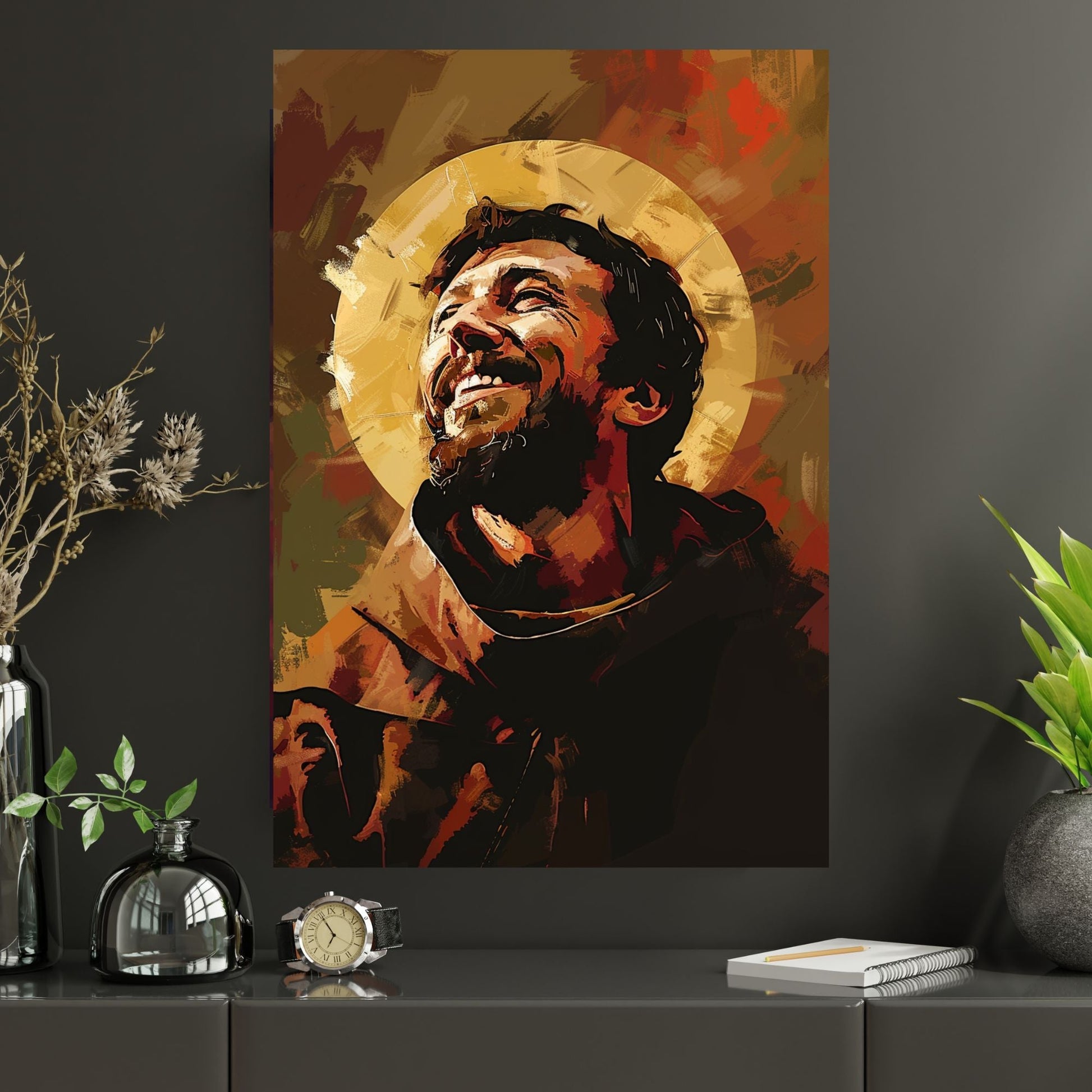 The Joy of Saint Francis Fine Art Print - ChristVisions