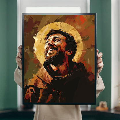 The Joy of Saint Francis Fine Art Print - ChristVisions