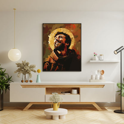 The Joy of Saint Francis Fine Art Print - ChristVisions