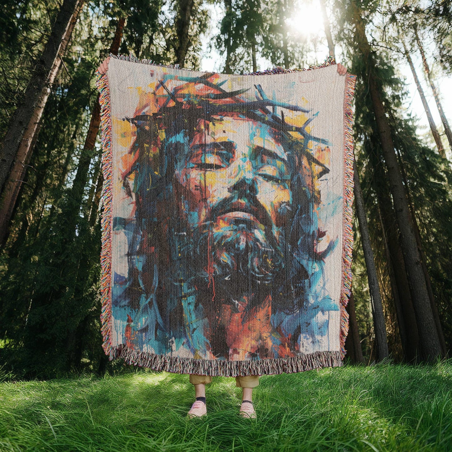 Transcendent Passion  | Woven Christian Throw Blanket
