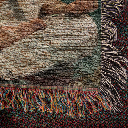 Transcendental Christ | Woven Christian Throw Blanket