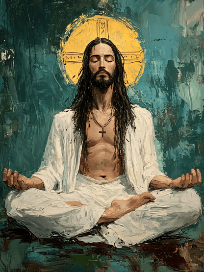 Transcendental Christ | Woven Christian Throw Blanket