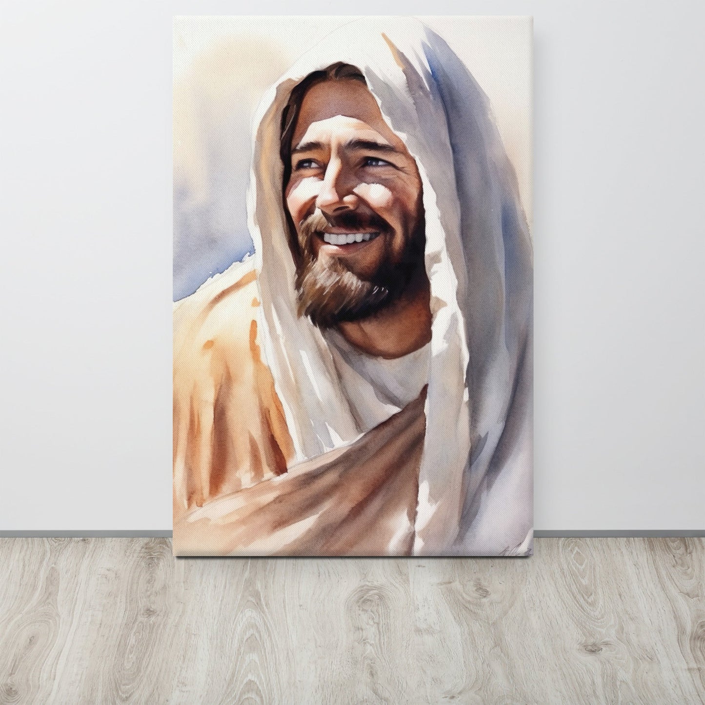 Yeshua's Smile Canvas Print - ChristVisions